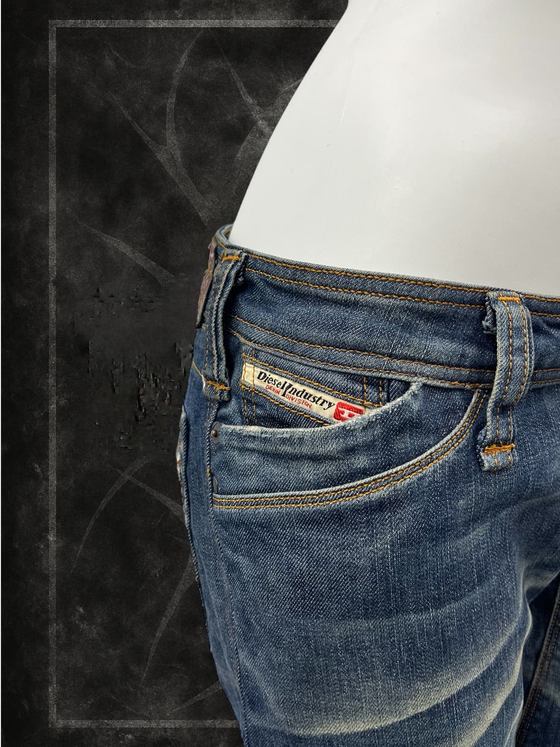 'DIESEL' washing denim western style pan 상품이미지5