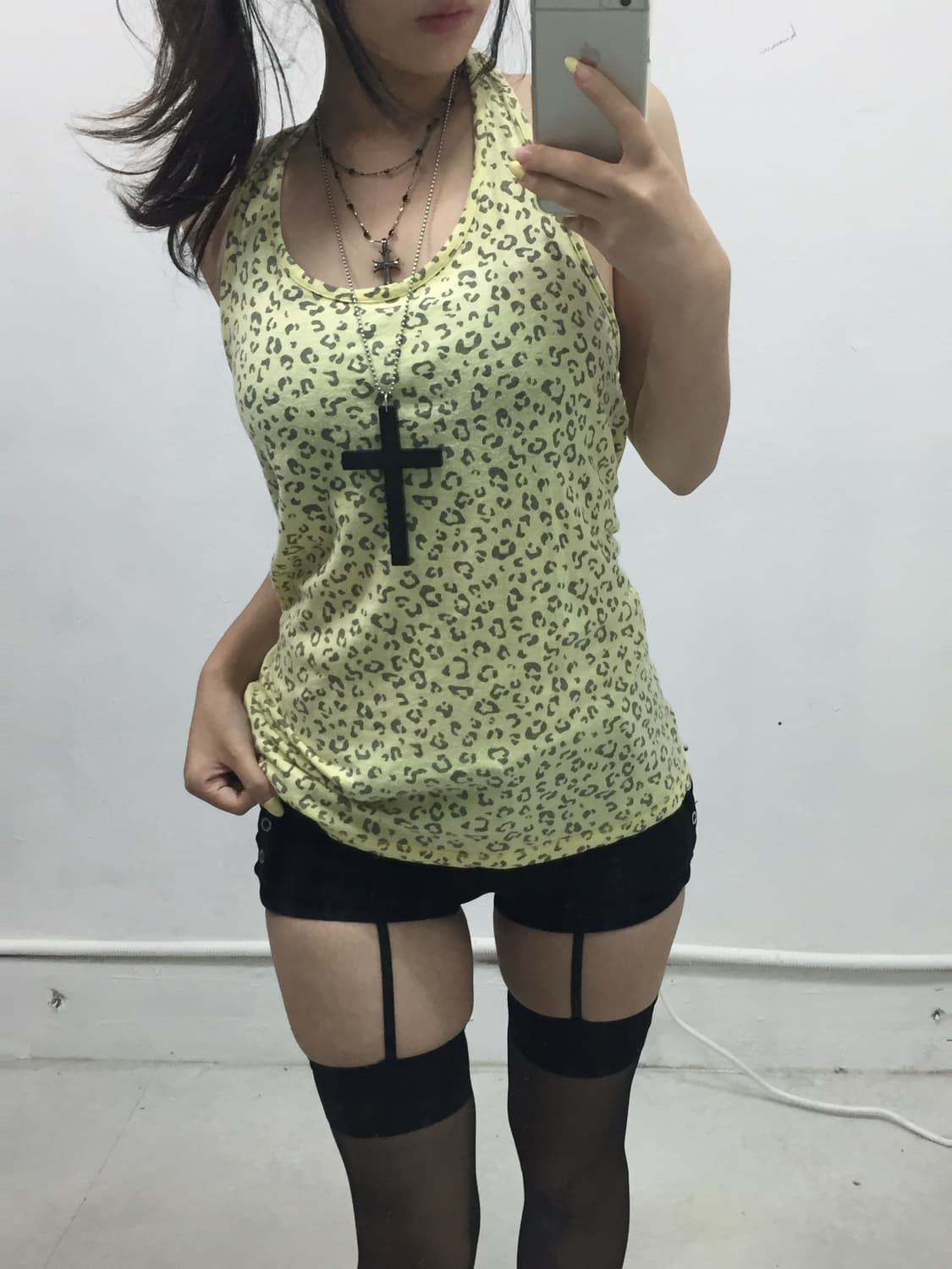 [SOHT GAL] 코디셋 !  y2k 오네갸루 레오파드 🐆 상품이미지2