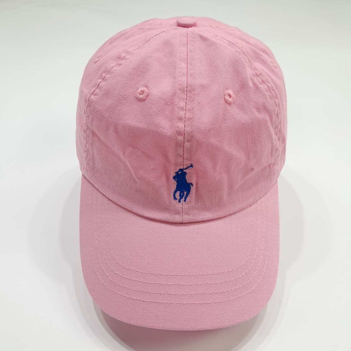 폴로 랄프로렌 핑크 로얄블루 자수 볼캡 모자 상품이미지3