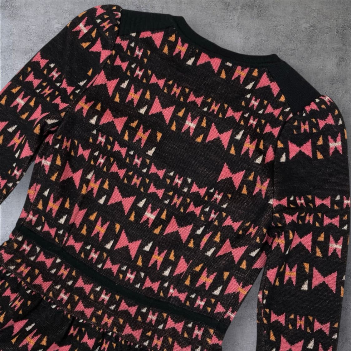 질바이질스튜어트 블랙 패턴 니트 원피스 S 상품이미지6