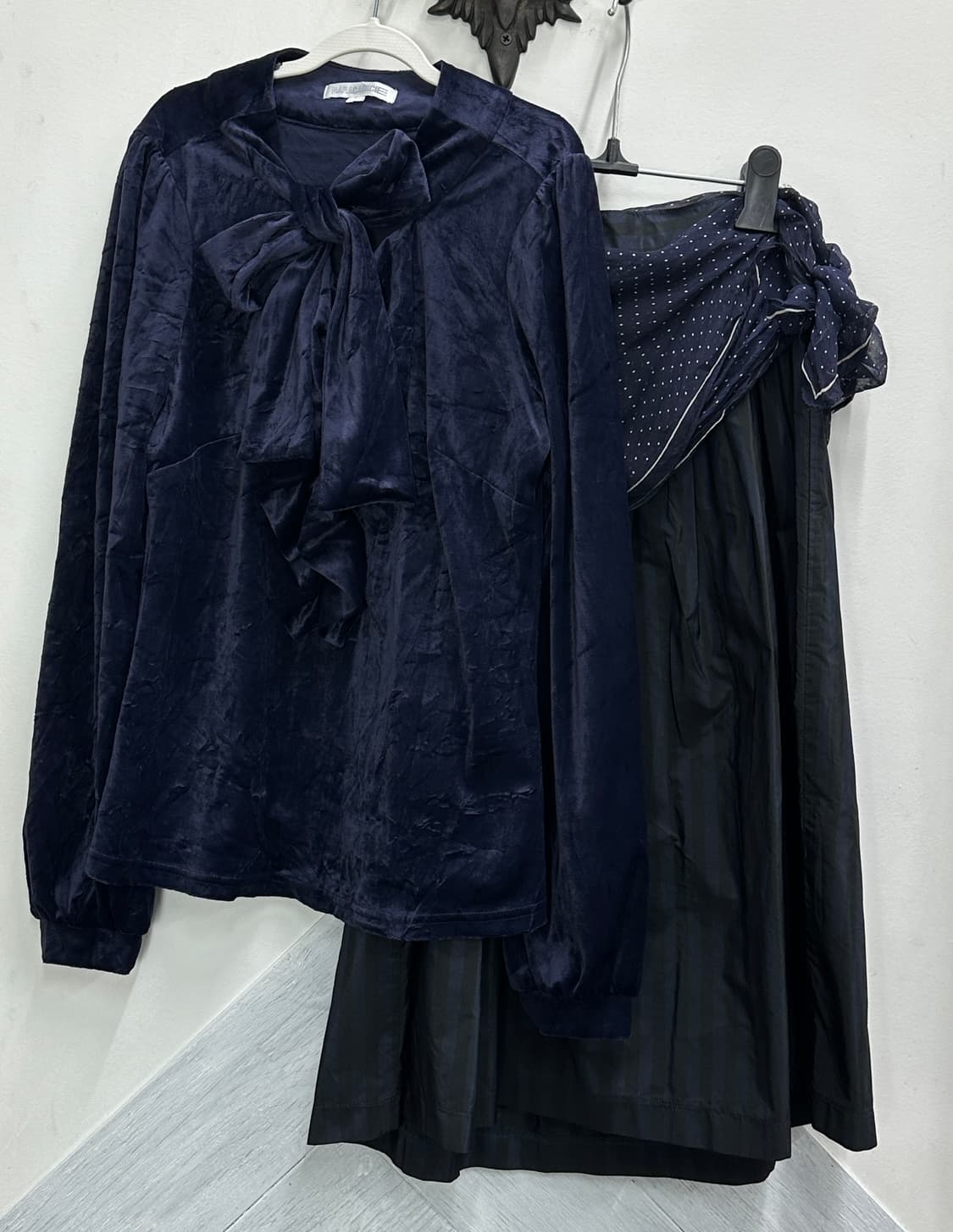 🖤슈슈룬 쇼콜라의 코디세트🖤블라우스 마계 고스로리 공겜여주 레이어드 상품이미지3