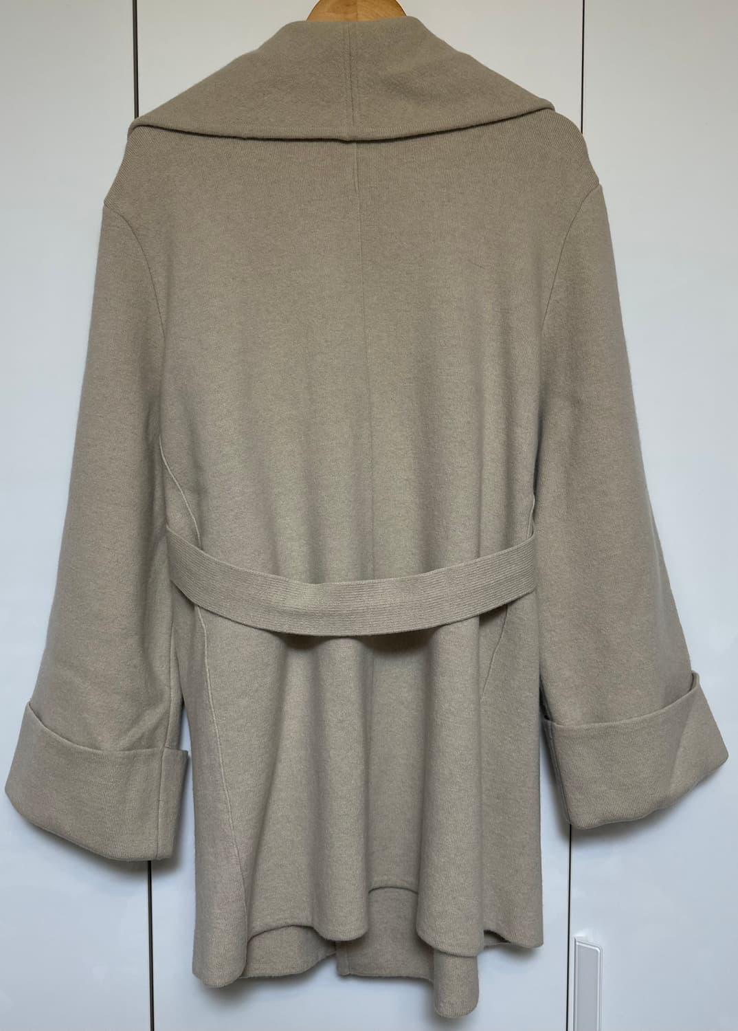 ORR 오르 베이지색 랩 울캐시미어가디건 상품이미지6