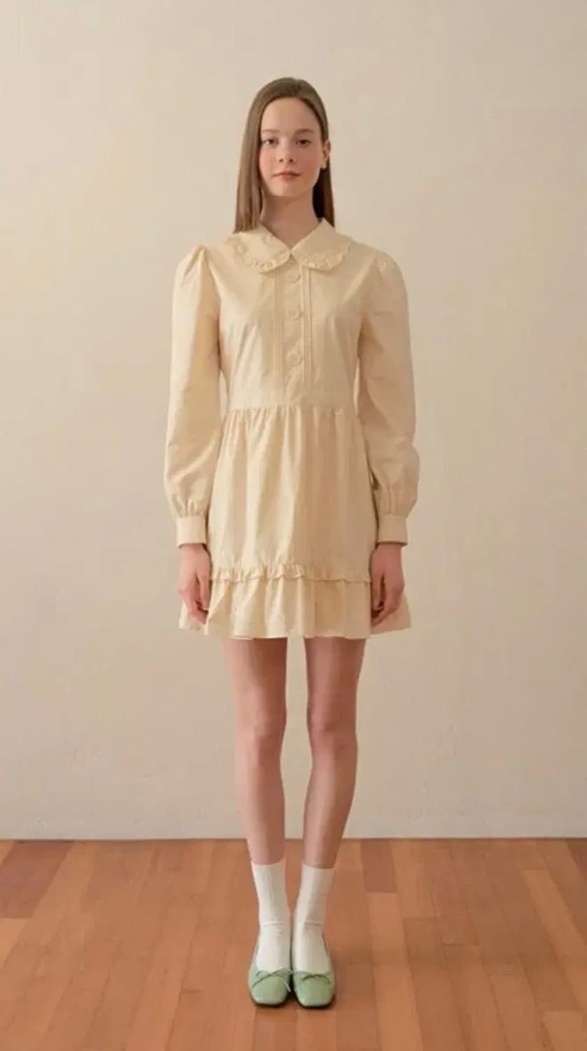 (단종) 마가린핑거스 버터 프릴 원피스 free 상품이미지3