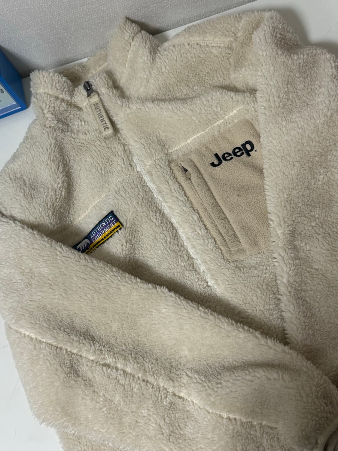 Jeep 지프 어센틱 베어 와펜 플리스 집업 상품이미지1
