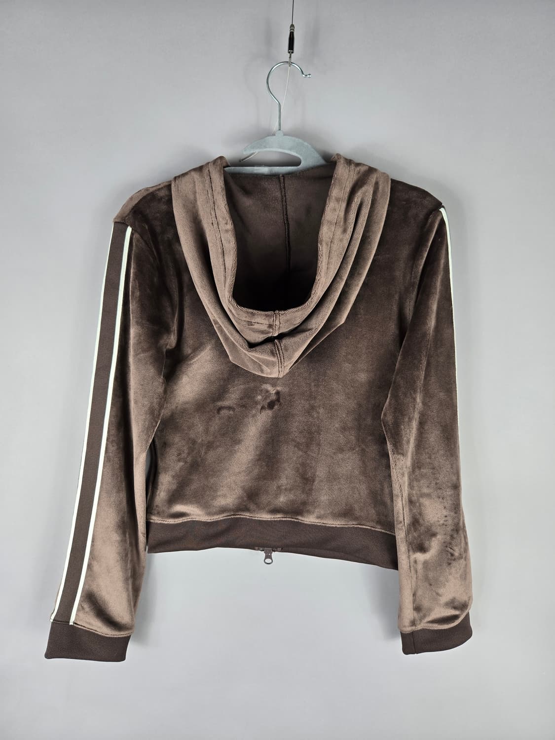 [무료배송]나이키 S 여성 벨벳 벨루아 크롭 트레이닝 후드 집업 자켓 상품이미지6