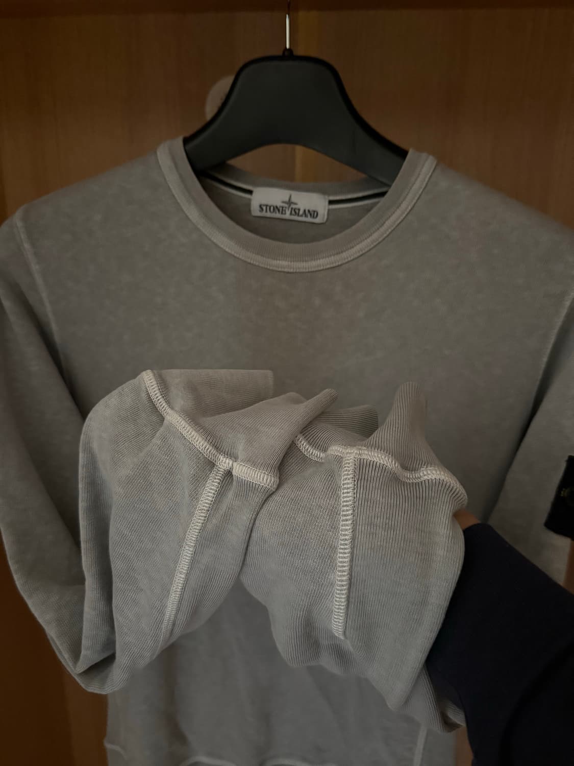 스톤아일랜드 그레이 맨투맨 95 상품이미지4