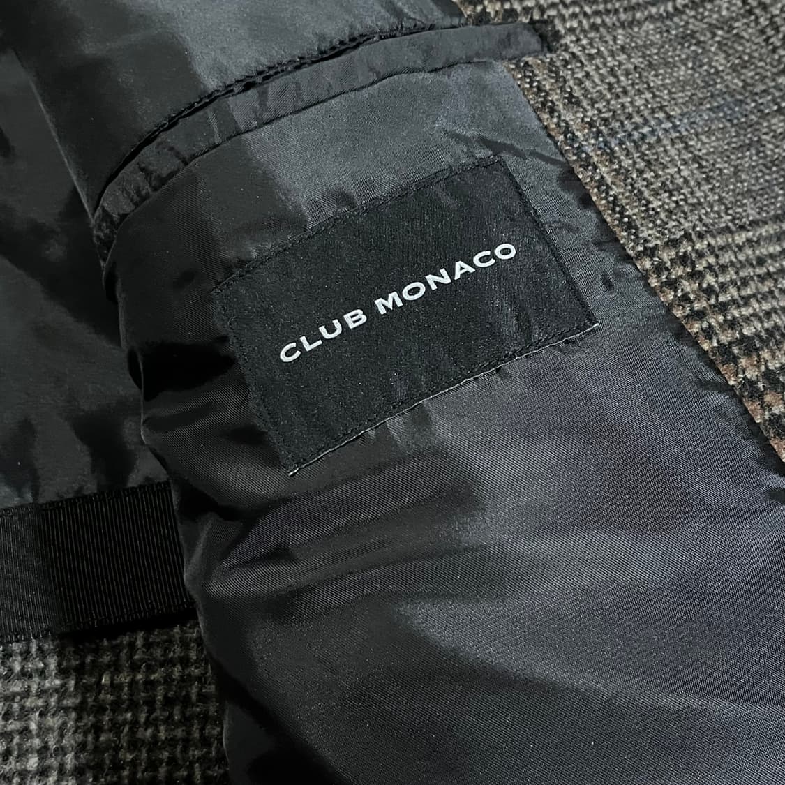 [105] 클럽모나코 글렌체크 캐시미어 코트 상품이미지7