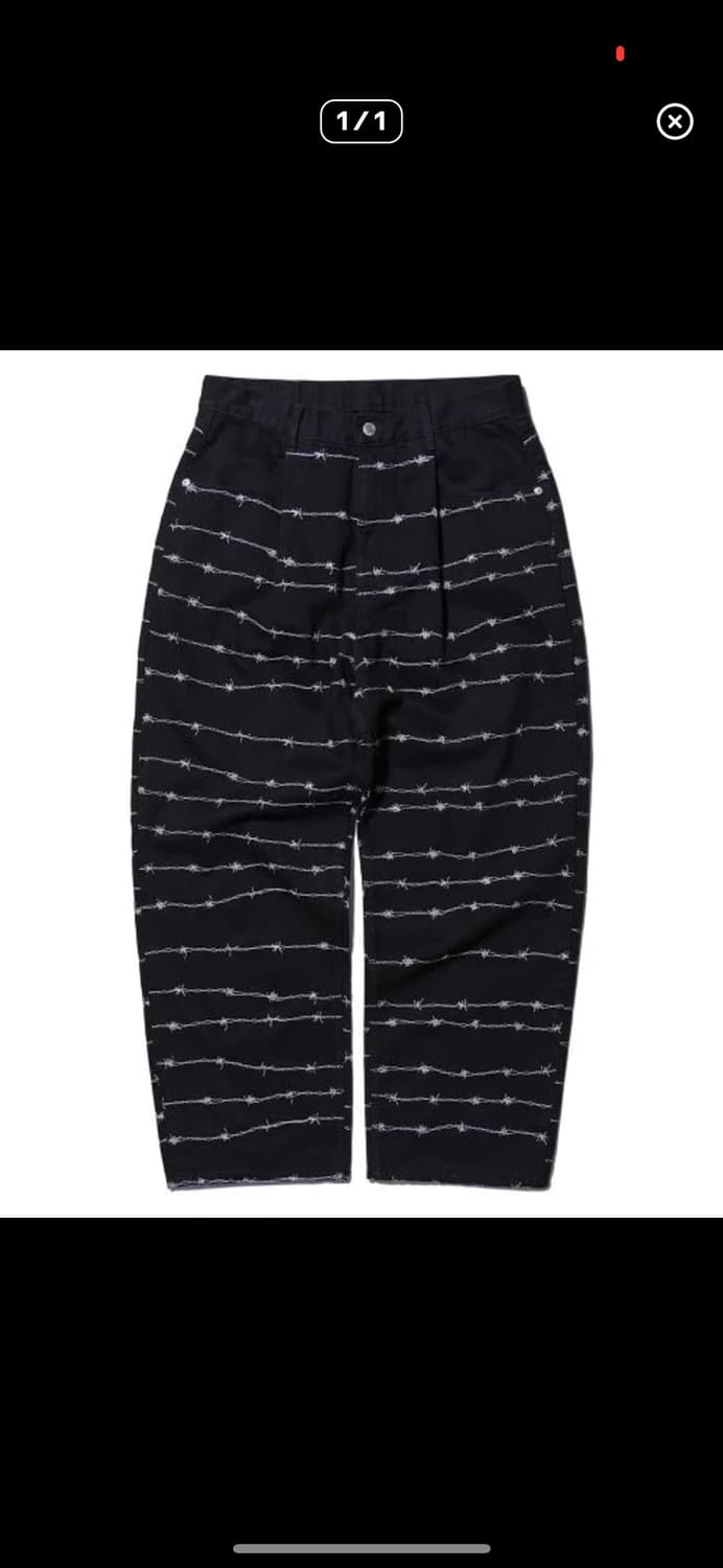 노매뉴얼 바지 W.F 데님 팬츠 철조망 상품이미지1