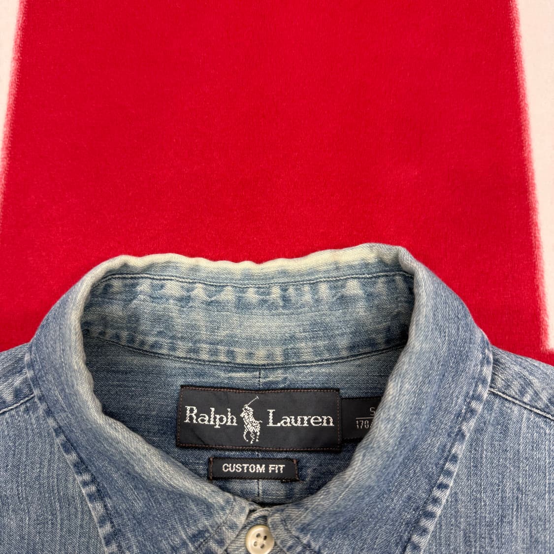 폴로 데님 셔츠 S 실측 M  상품이미지4