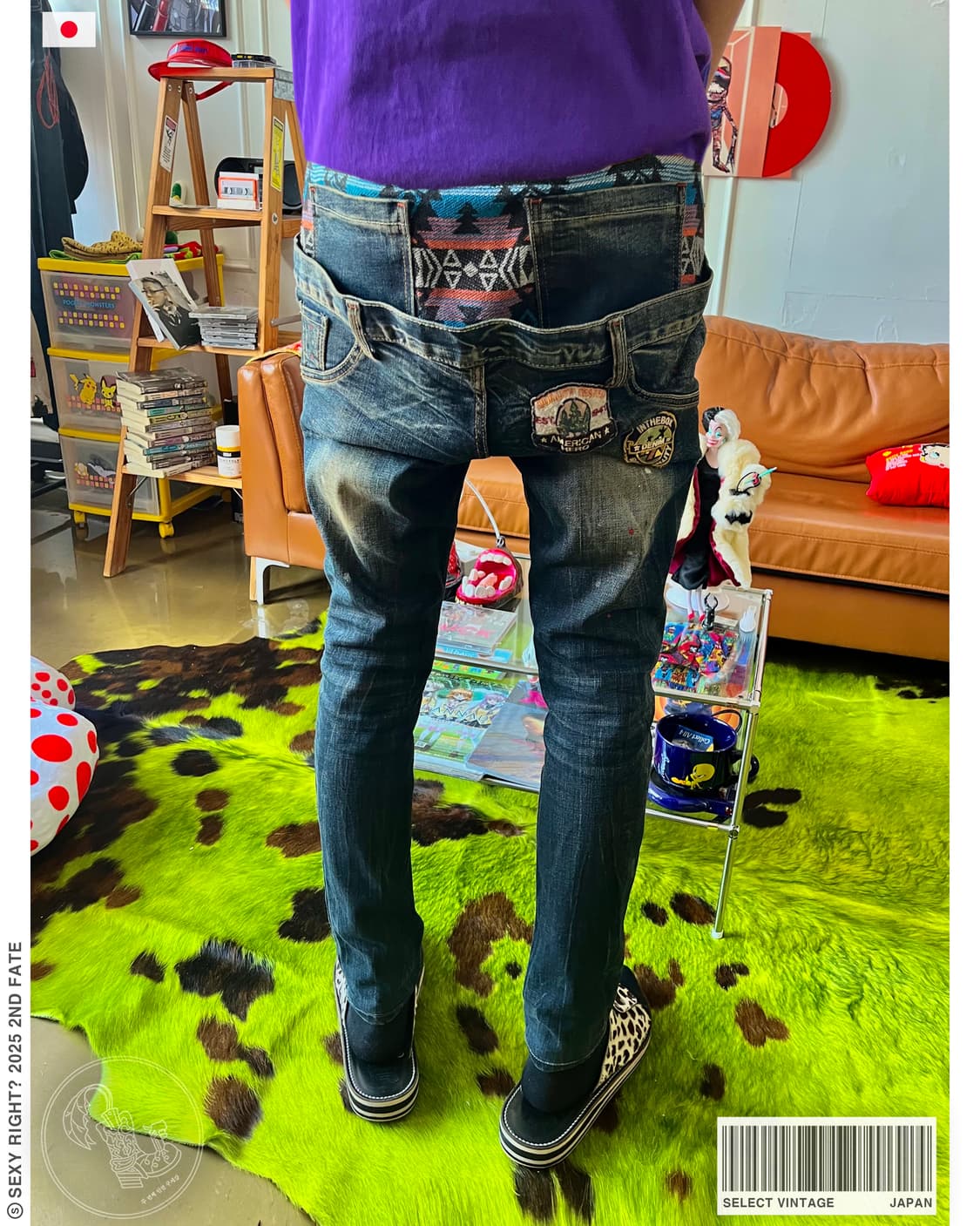 Jpn Vintage Double Layered Denim Jeans 상품이미지1