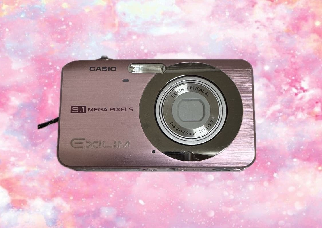 카시오 엑슬림 EX-85 딸기우유색(상태좋음,작례O) 상품이미지1