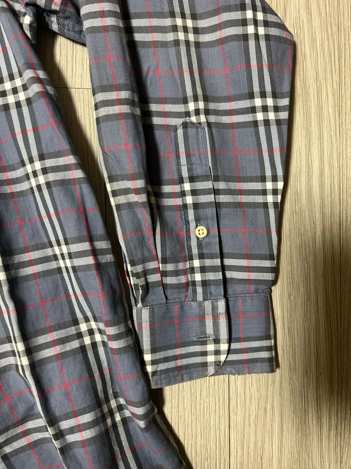 빈티지 버버리 체크 셔츠 상품이미지6