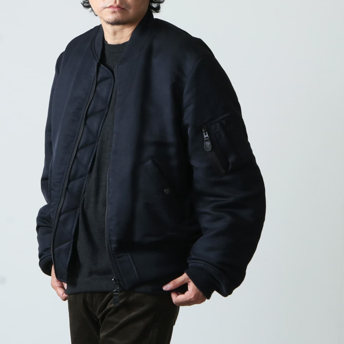 [2]코모리 실크 나일론 MA-1 상품이미지3