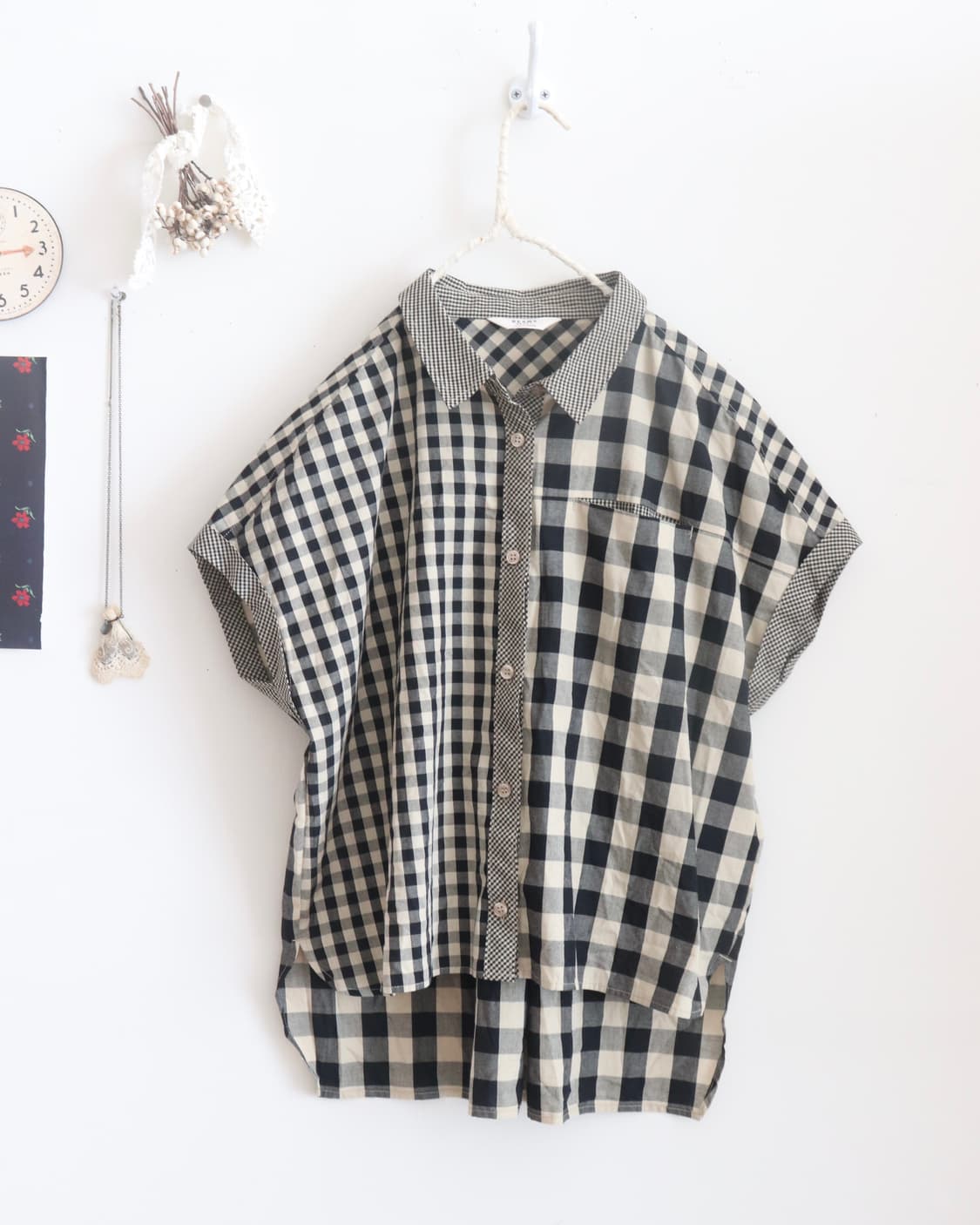 [Beams Heart] Gingham Check Shirt 상품이미지8