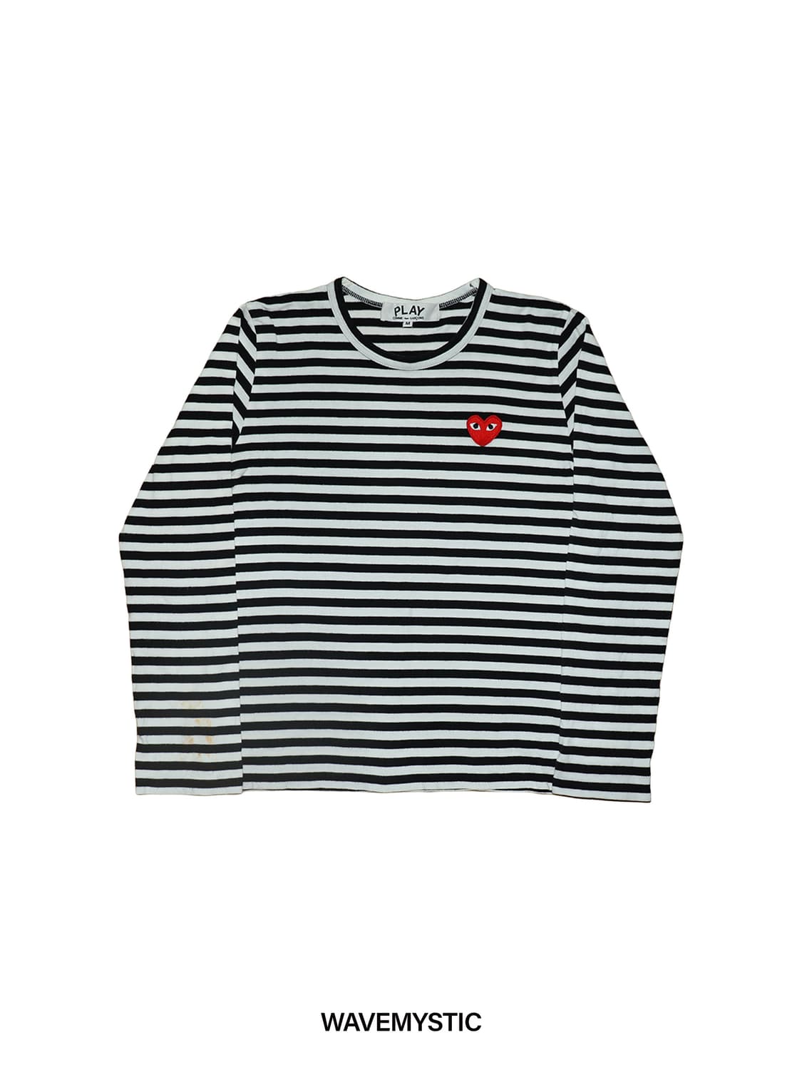 [정품]꼼데가르송 스트라이프 긴팔 티셔츠 상품이미지1