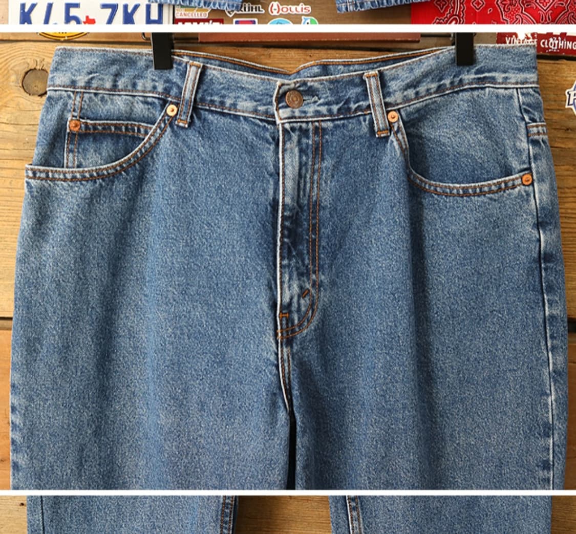 90S LEVIS 리바이스 550 테이퍼드핏
오렌지텝 빈티지 데님 상품이미지3