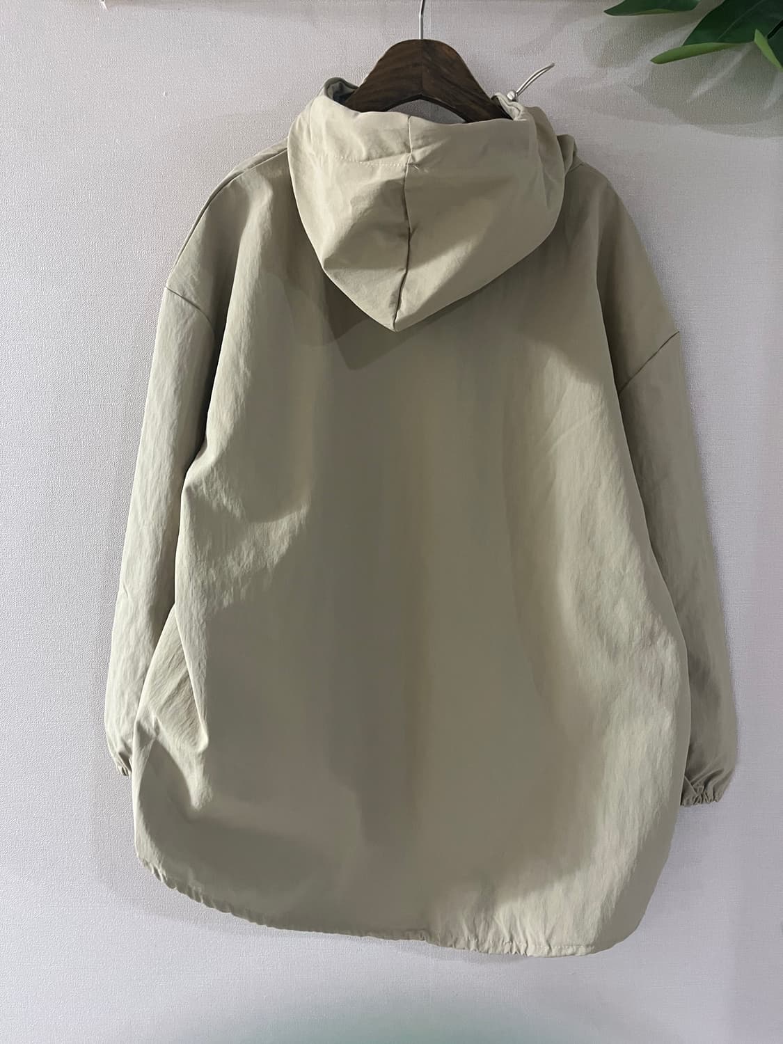 베이지스트링아노락후드 상품이미지5