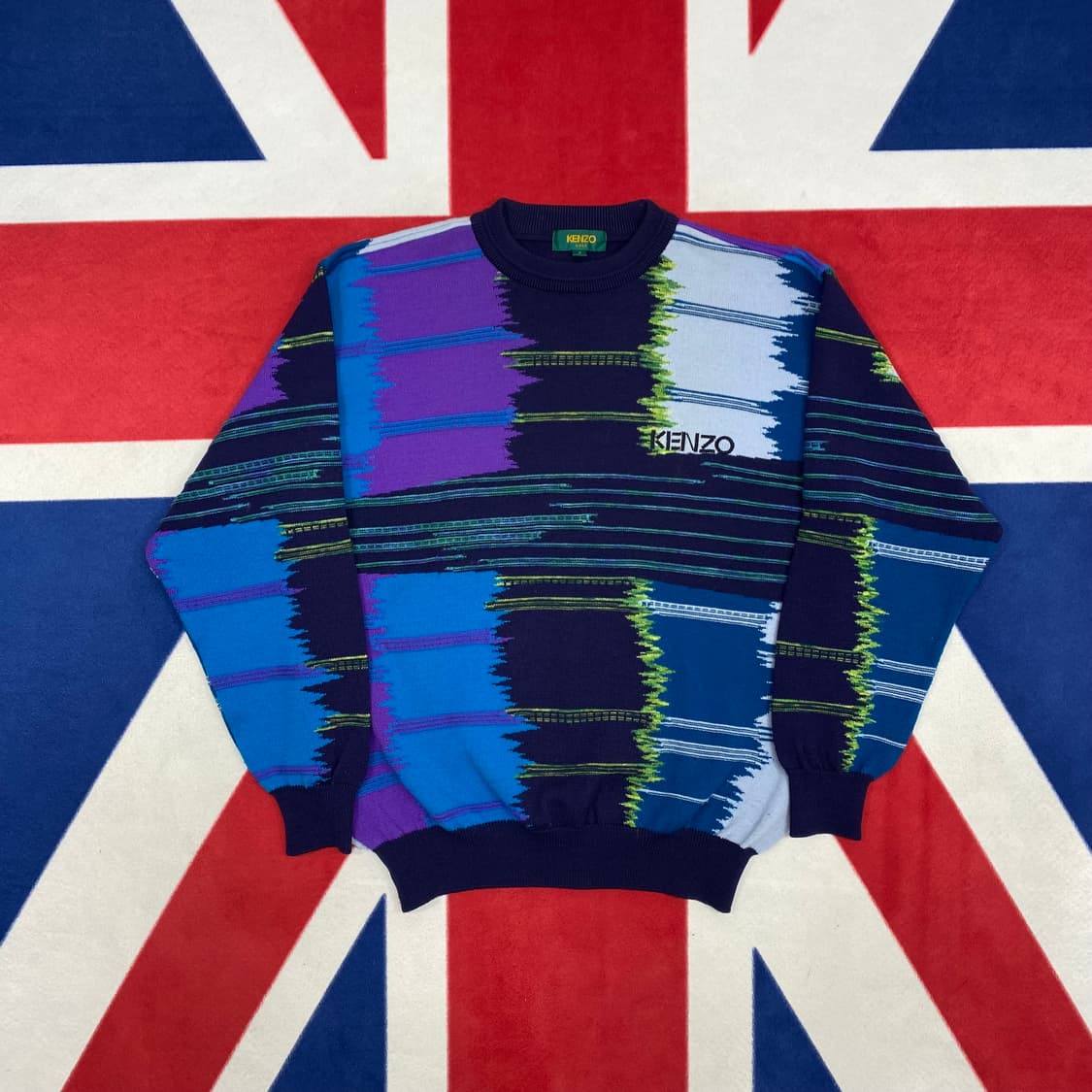 겐조 골프 니트 3 실측 M-L  상품이미지1