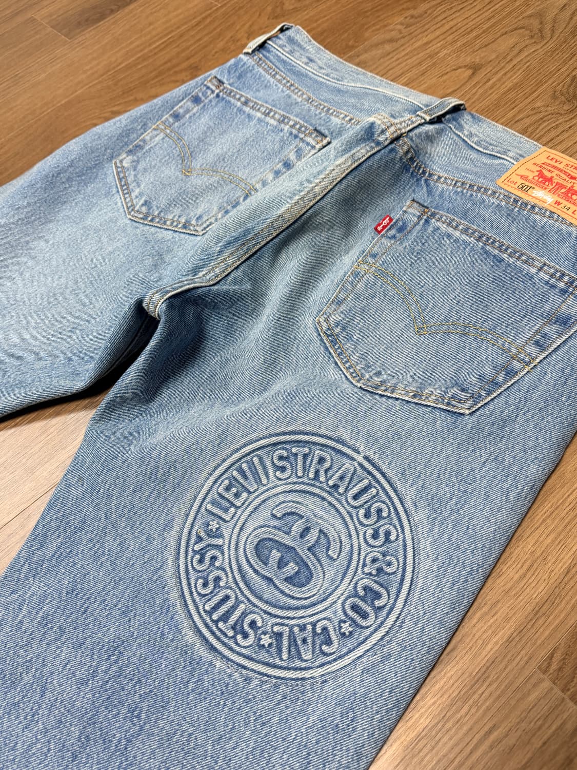 [34x32] 스투시x리바이스 501데님팬츠 상품이미지6
