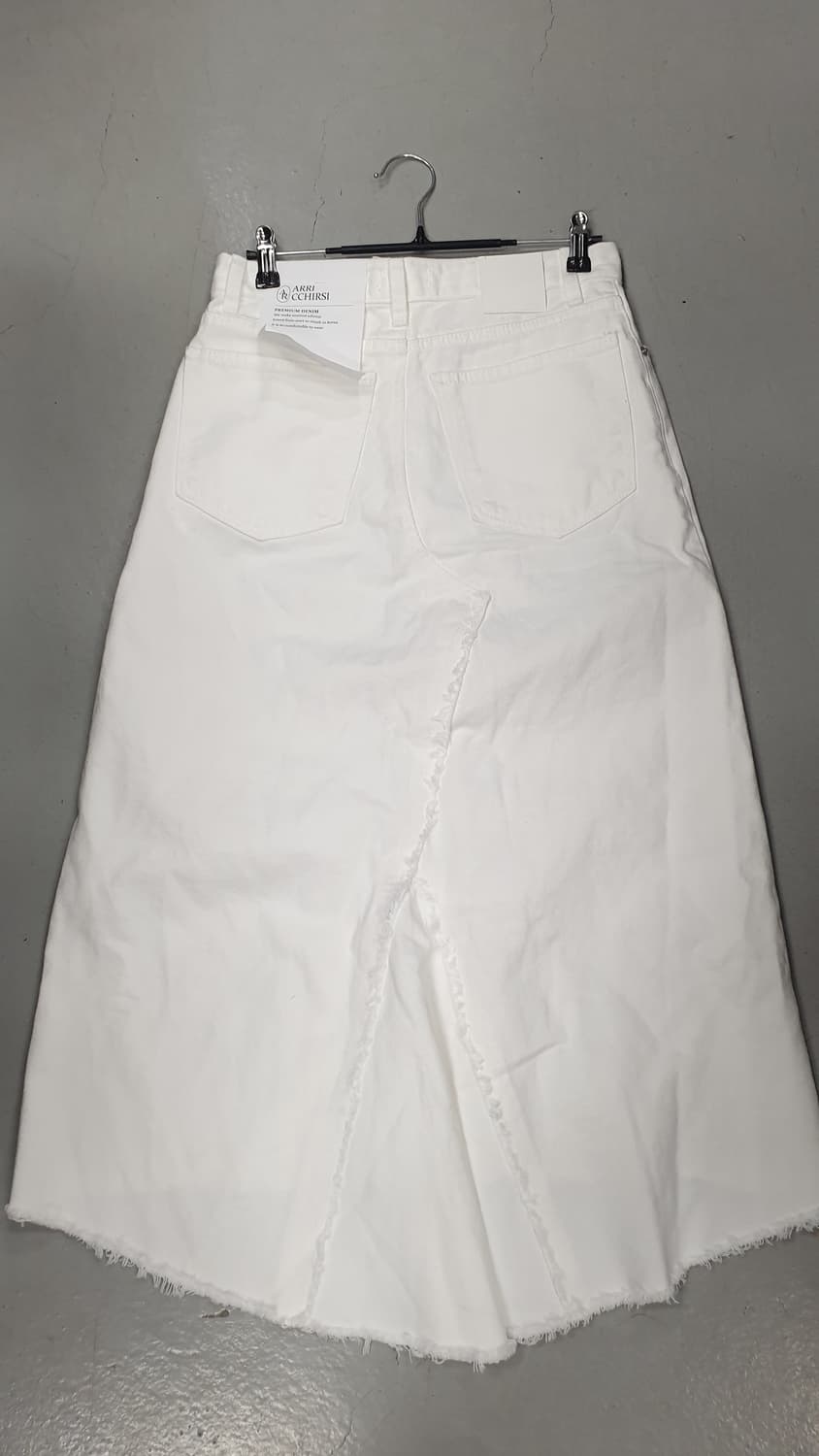 ARRICCCHIRSI 화이트 데님 롱 스커트 S 상품이미지2
