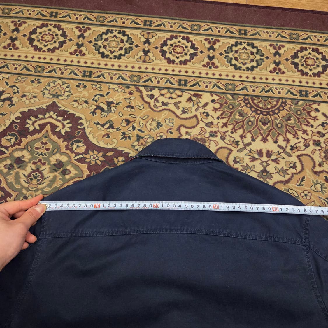 폴로 스윙탑 자켓 네이비 체크 안감 s 상품이미지8