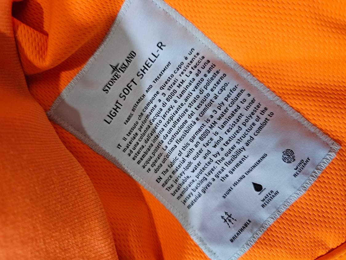 정품 스톤아일랜드 라이트 소프트 쉘 후드 자켓 105/ XL 상품이미지6