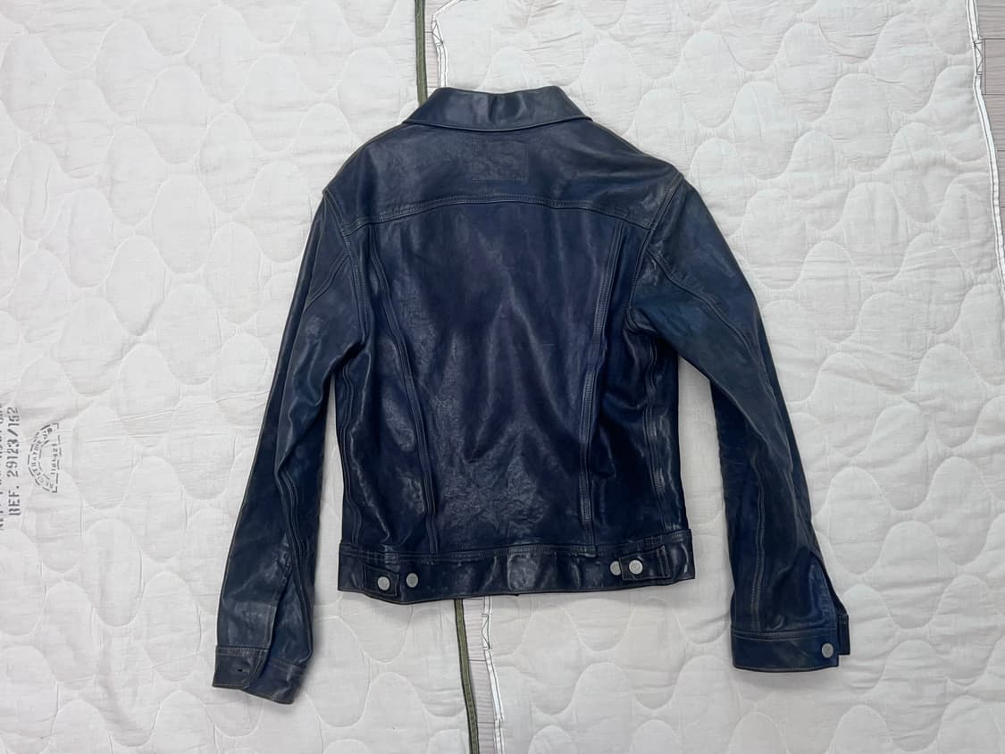 RRL Lot 271 인디고 다잉 레더자켓 상품이미지2
