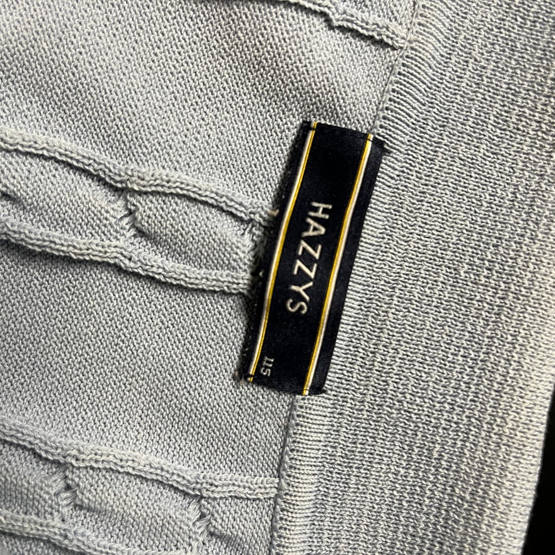 헤지스 케이블 카라넥 니트 반팔 상품이미지5