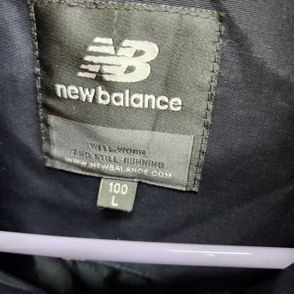 뉴발란스 로고 스트링 후드 바람막이 L(L) 상품이미지6