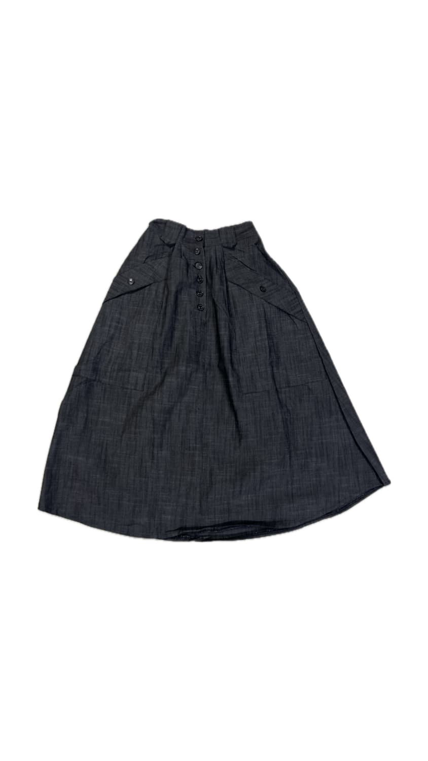 빈티지 치마 Vintage Charcoal Denim Skirt 상품이미지1