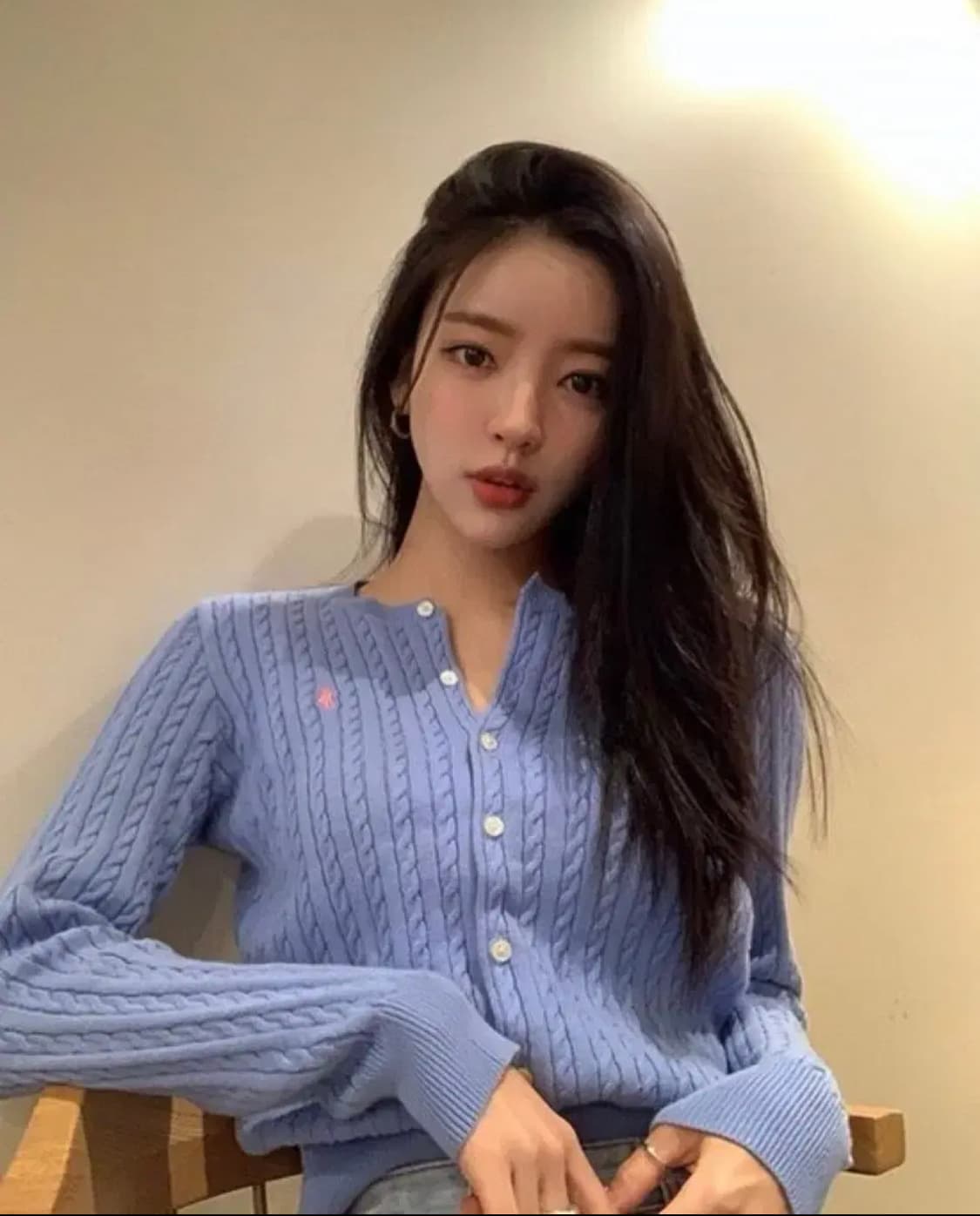 폴로 걸즈가디건 소라L 상품이미지1