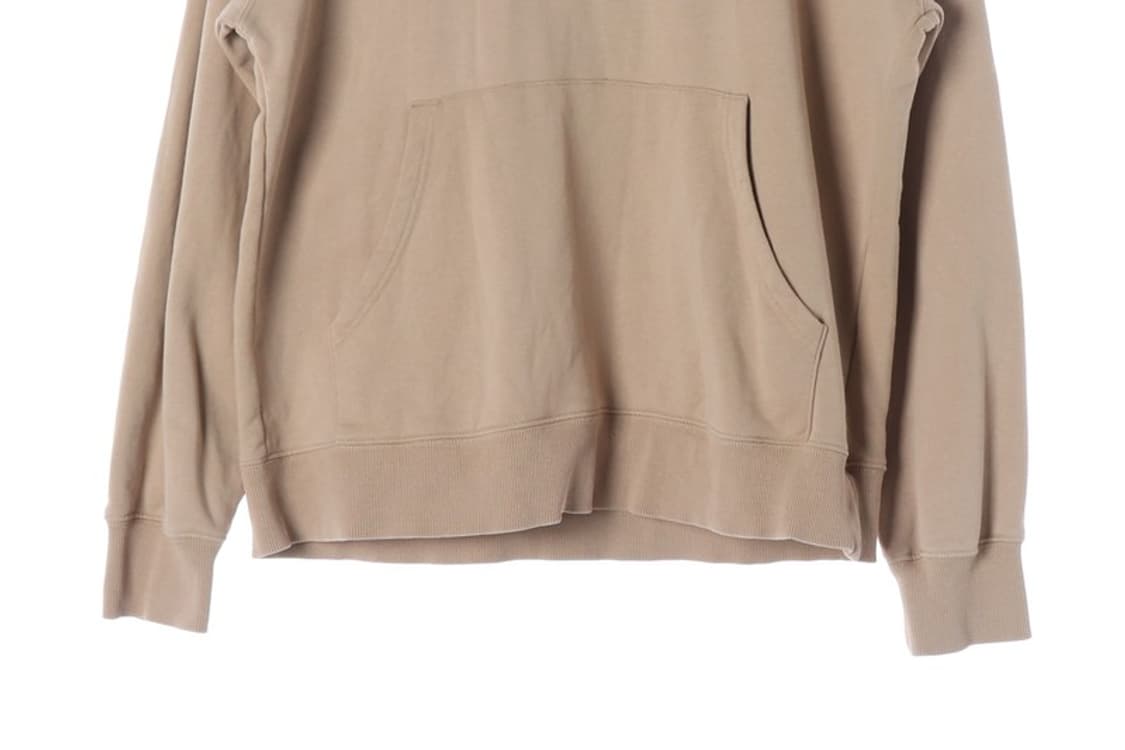 휠라 자수 빅로고 기모 후드티 베이지 L 상품이미지4