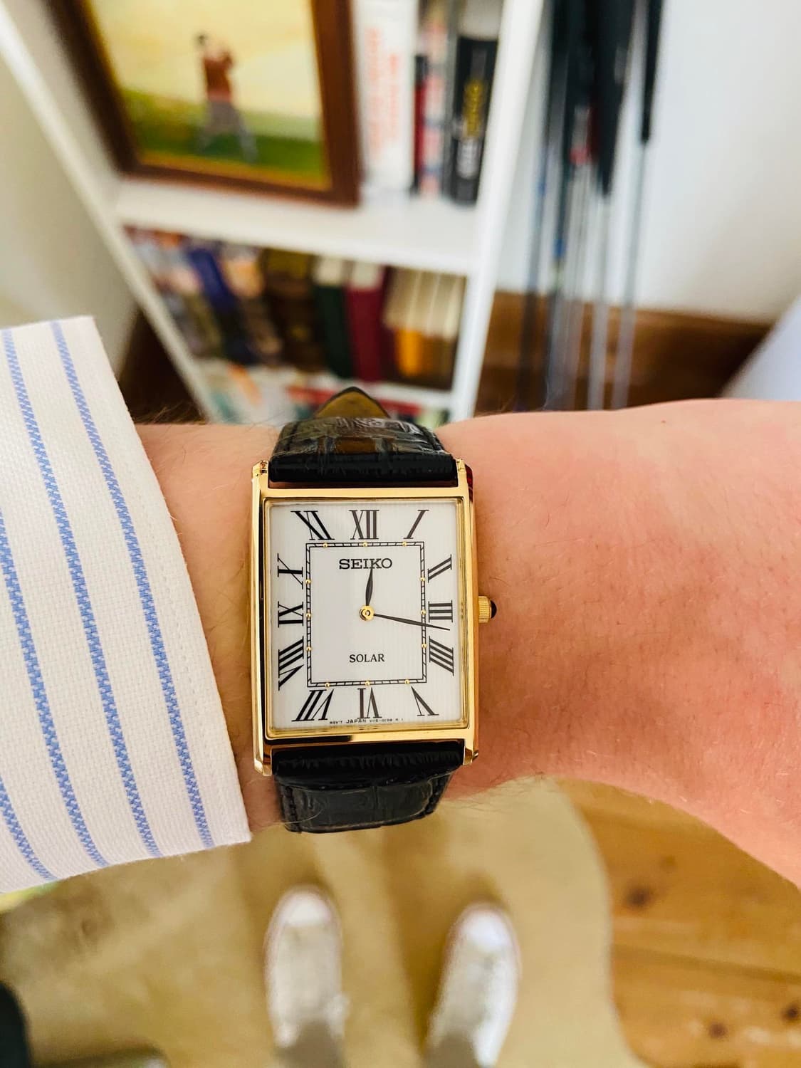 세이코 세르띠에 탱크 솔라쿼츠(단종제품) SUP880 상품이미지1