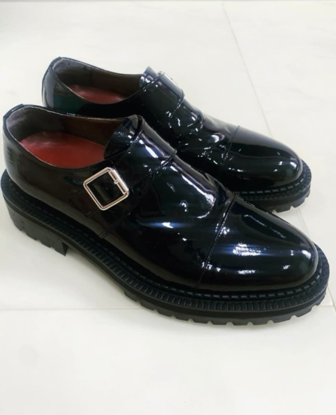 피렌체옴므 원몽크 유광 더비슈즈 (260) 상품이미지2