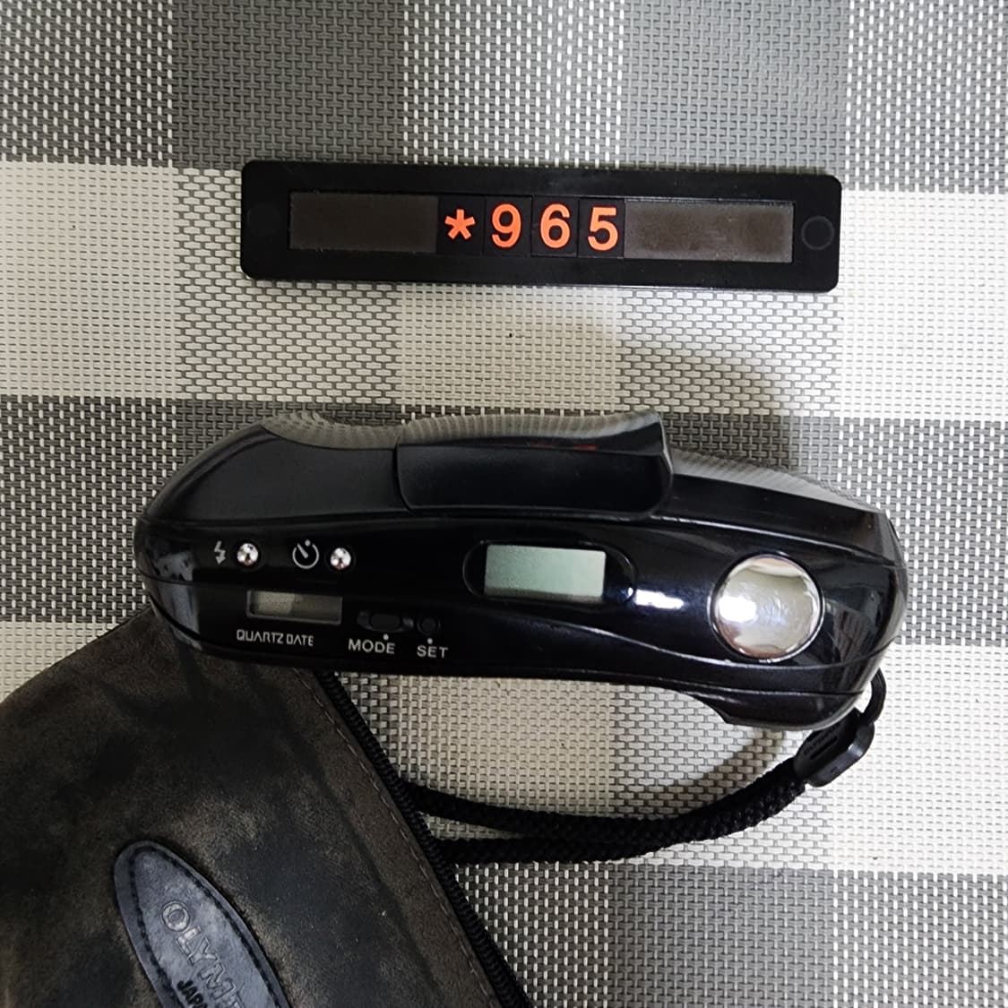 올림푸스 뮤 1 블랙바디 필름카메라 파우치포함 상품이미지3