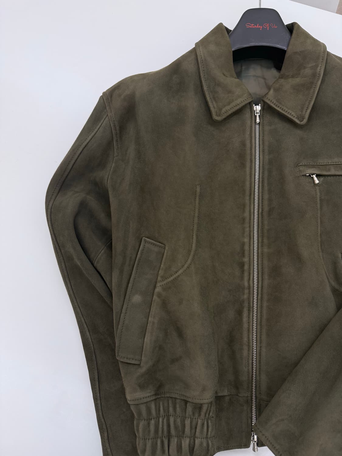 STU 고트 스웨이트 자켓 카키 L 상품이미지3