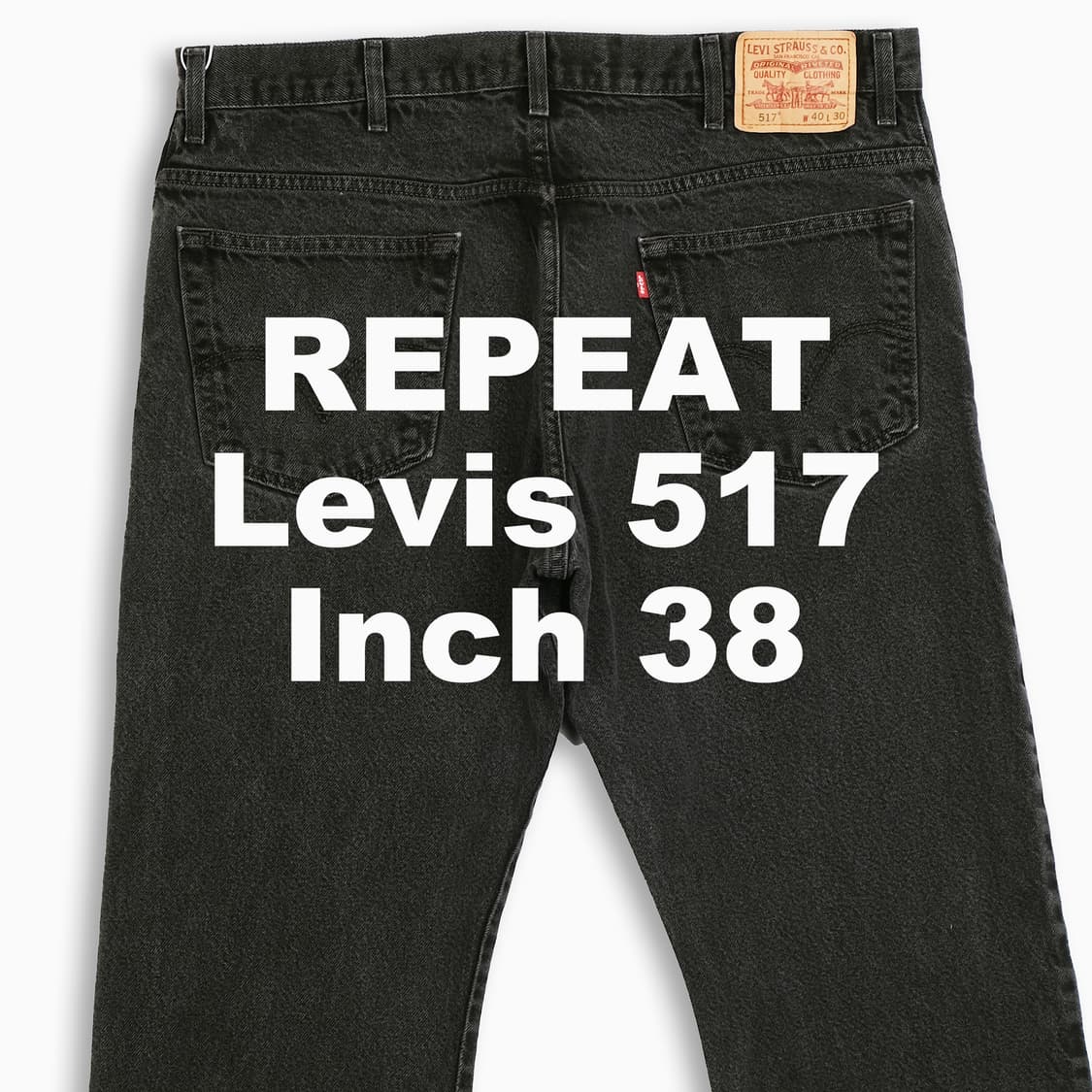 빈티지 리바이스 517 흑청 블랙진 38 인치 LV5174017 상품이미지1