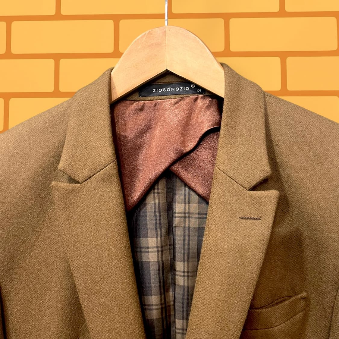 지오 송지오 브라운 블레이저 자켓 (M) 상품이미지2