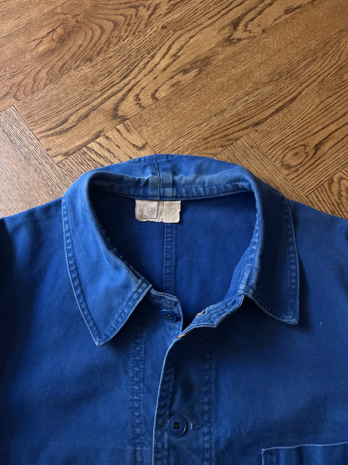 [M]90's Made in France 더티워싱 프렌치 워크자켓 상품이미지3