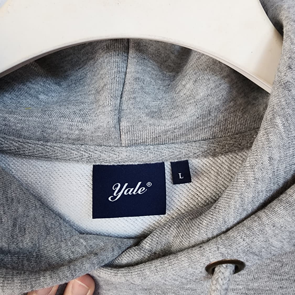  YALE 그레이 후드티 상품이미지7