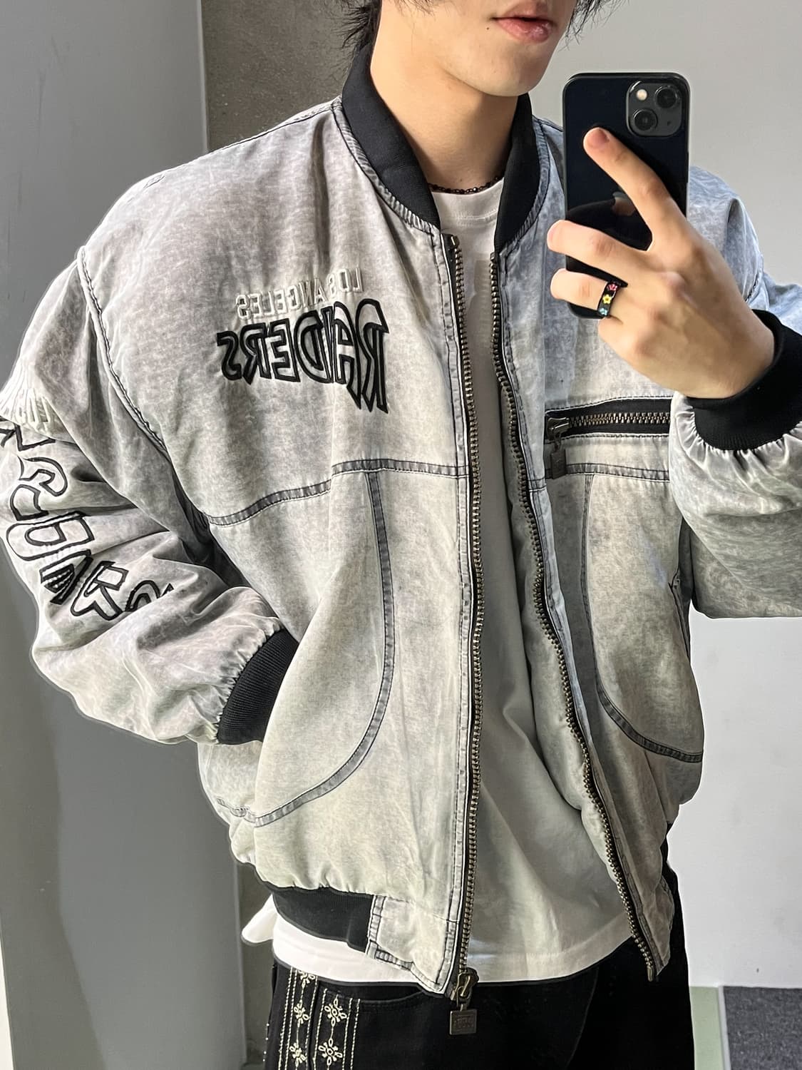 Nutmeg 90's LA 레이더스 봄버 자켓 상품이미지1