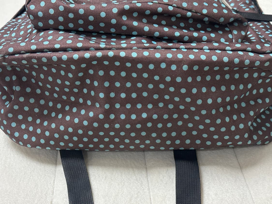 잔스포츠 브라운 민트 도트 땡땡이 백팩 상품이미지7