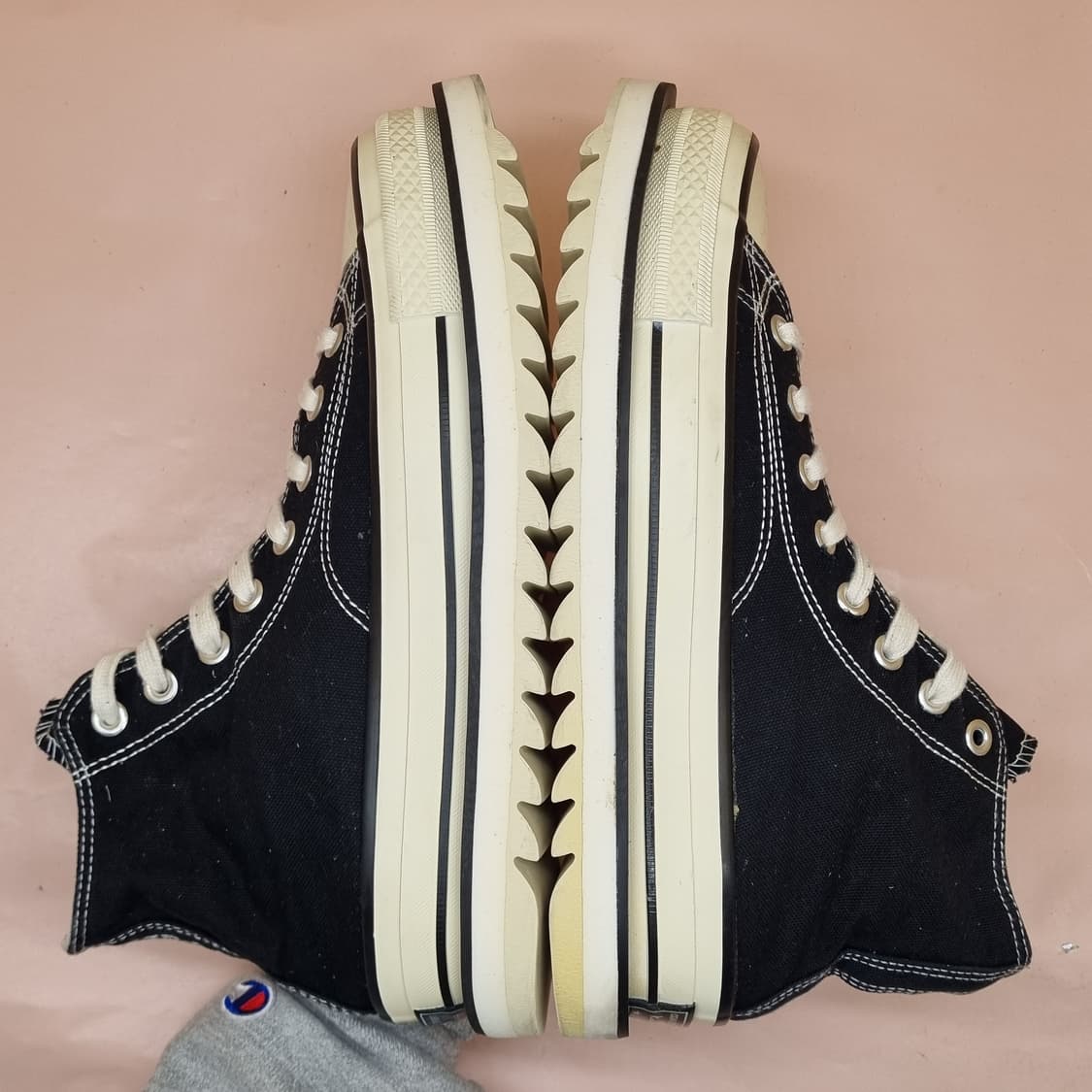 COAVESPOT 플랫폼 블랙 하이탑 270 상품이미지5