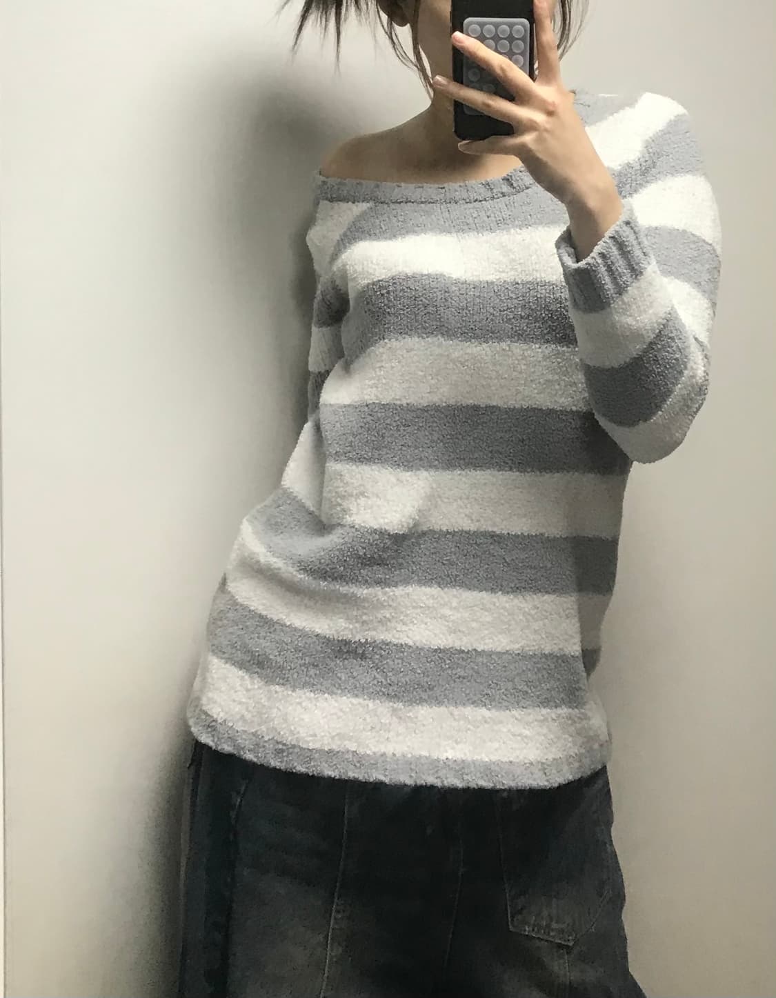 스트라이프 빈티지 니트 상품이미지4
