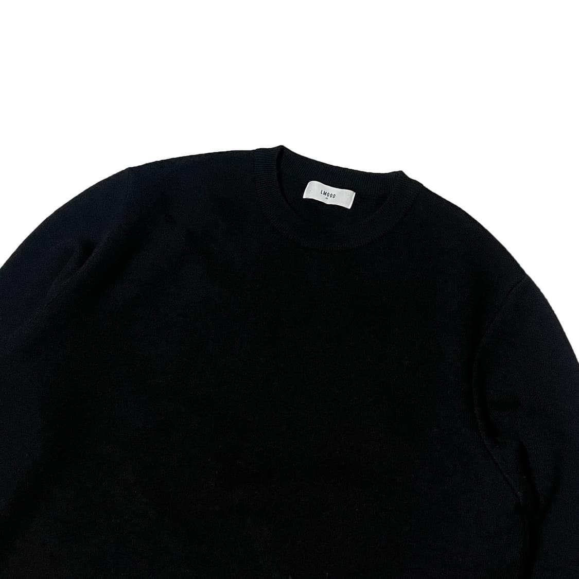 엘무드 울 캐시미어 블랙 니트 상품이미지3