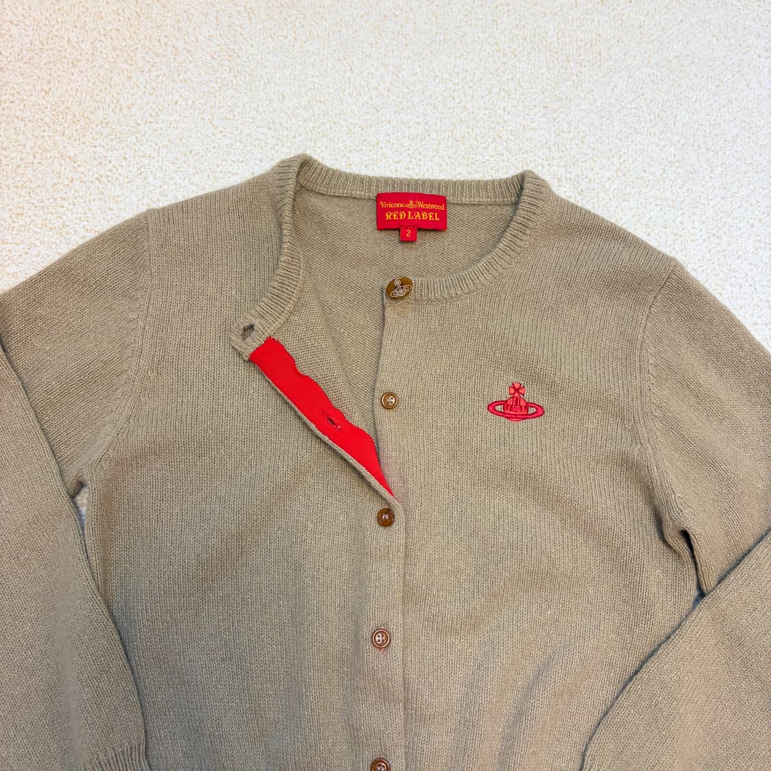 비비안웨스트우드 앙고라 울 가디건 상품이미지2