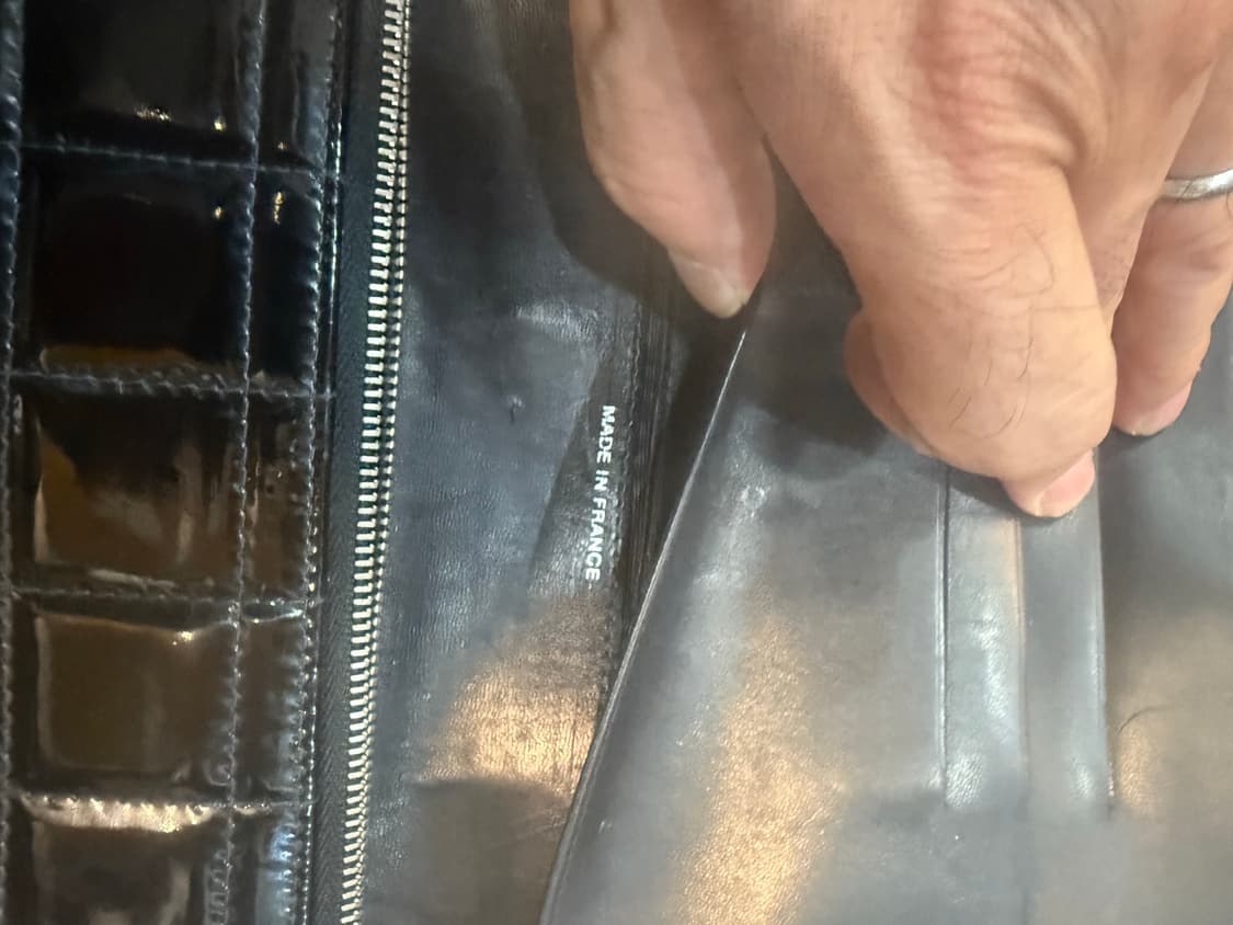 정품 샤넬 페이턴트 초코바 클러치 체인 숄더백 팝니다 상품이미지7
