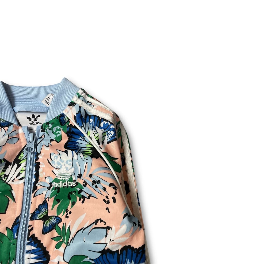 아디다스 키즈 버터플라이 플라워 프린팅 코랄 트랙탑 져지 95 상품이미지2