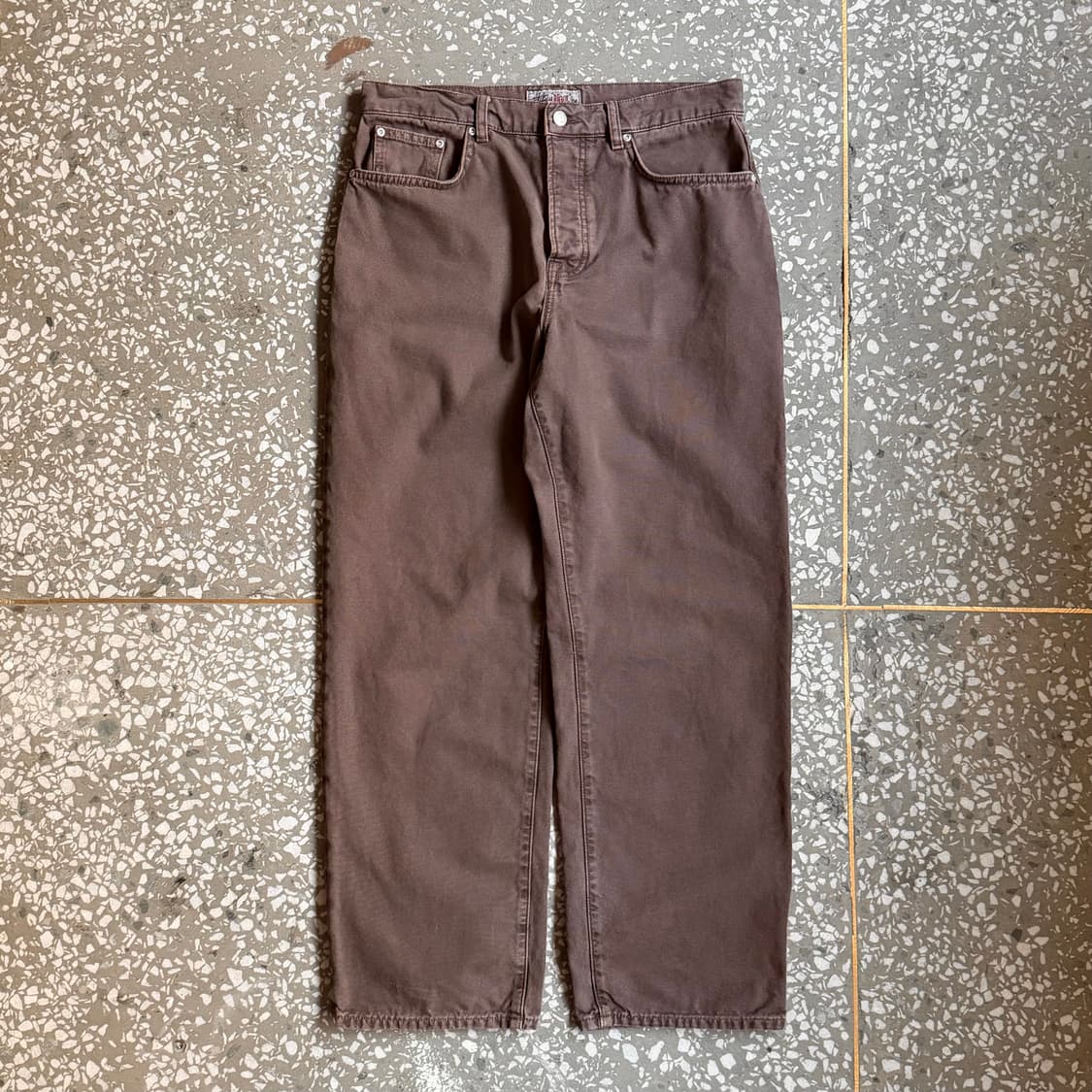 스투시 big ol jean 브라운 상품이미지2