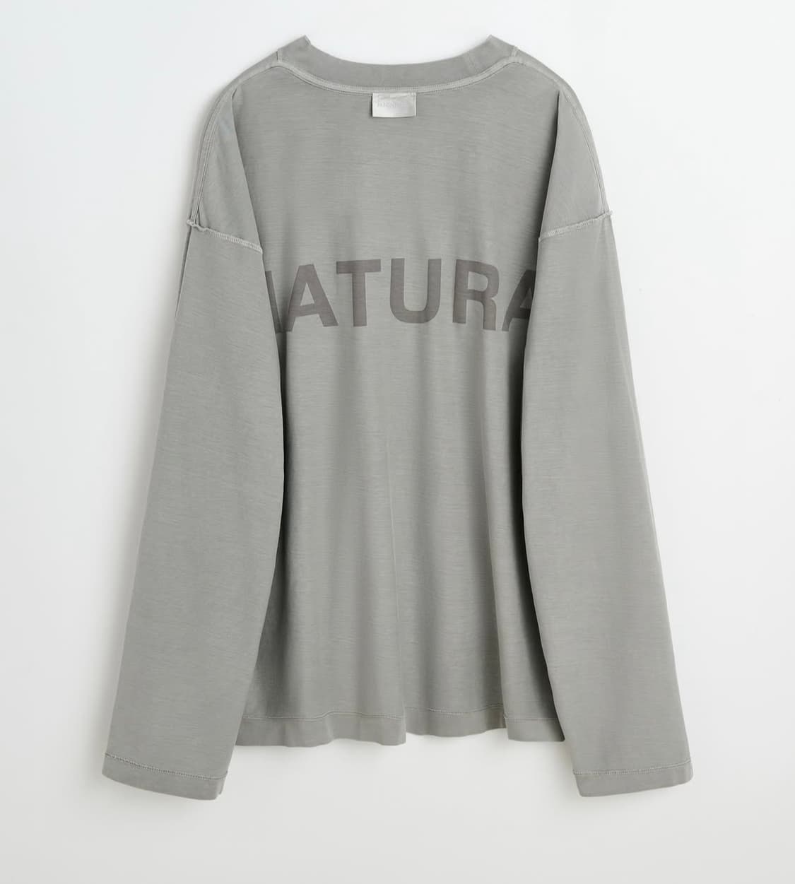아워 레가시 워크샵 WORK SHOP NATURA 롱슬리브 그레이 상품이미지2